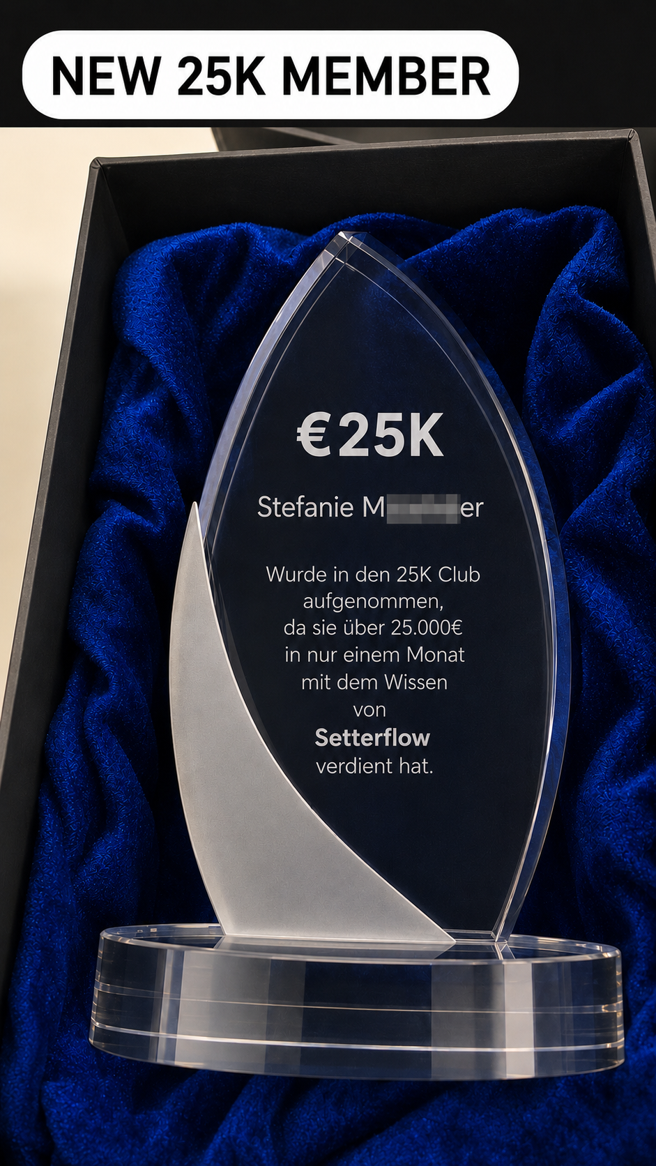 Neues 25K Club Member – Stefanie