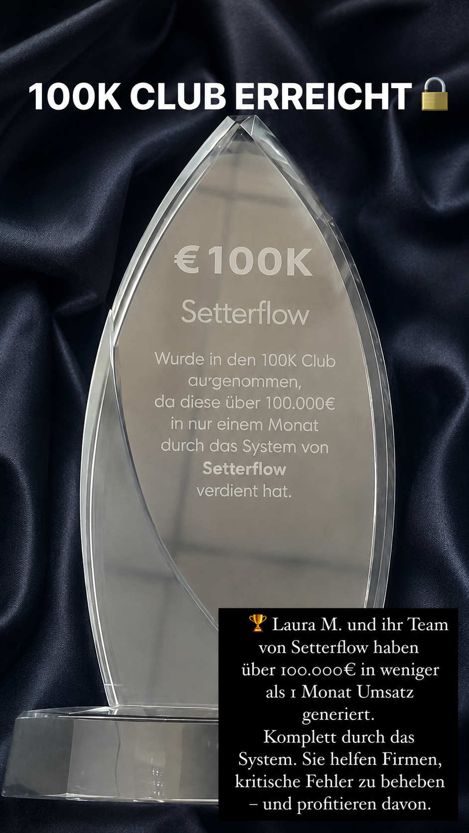 100K Club – über 100.000 € in einem Monat