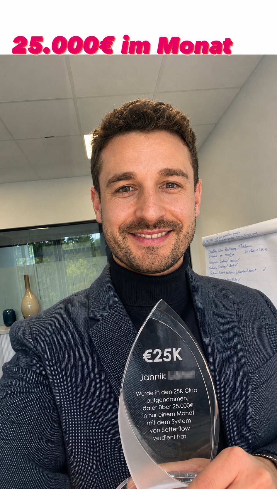 25.000 € im Monat – 25K Club