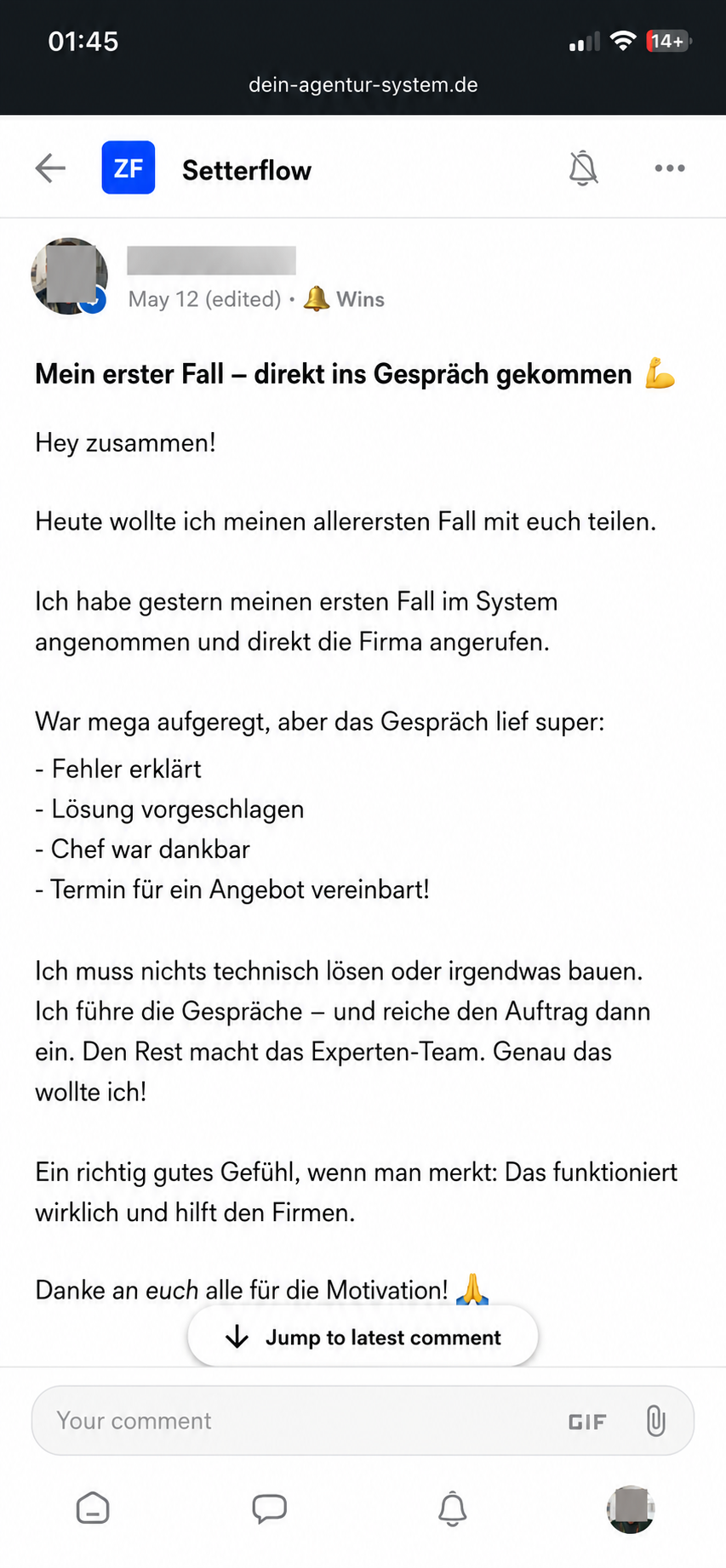 Mein erster Fall – direkt ins Gespräch gekommen